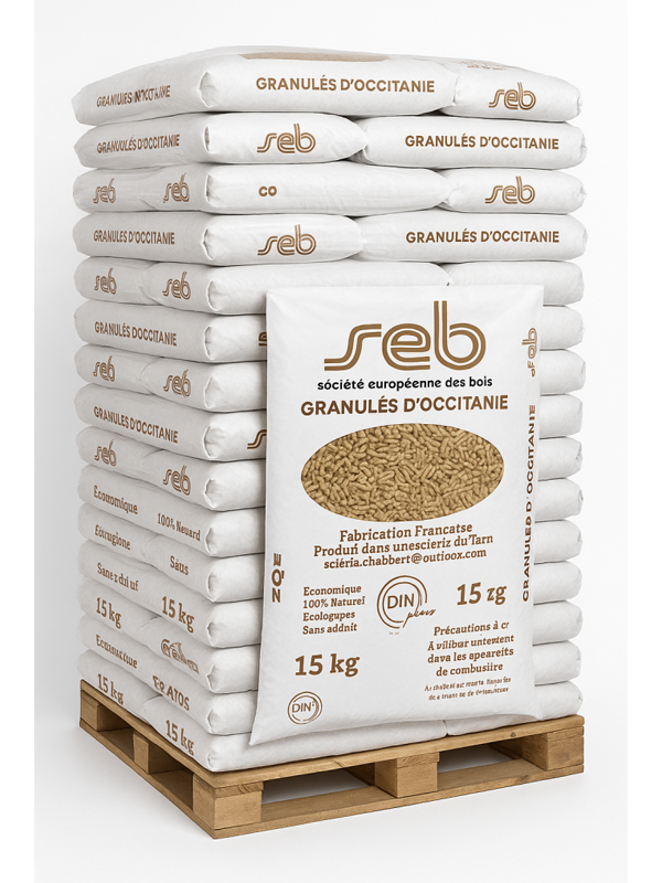 Granulés - Palette 67 sacs